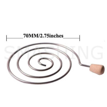 Aluminum Material Hookah Shisha Charcoal Holder Bowl Tray Snail Coils Lollipop Shape